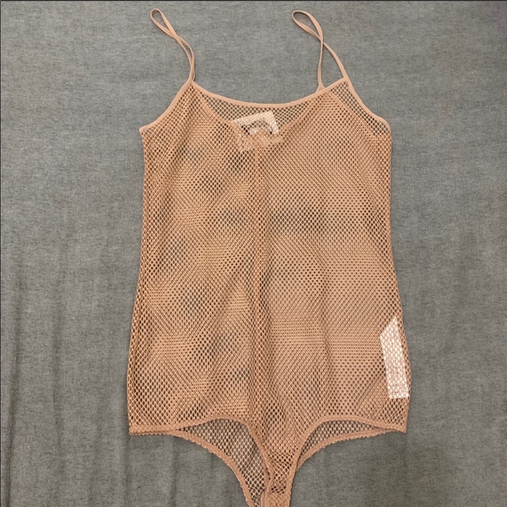 Zara nude mesh body suit